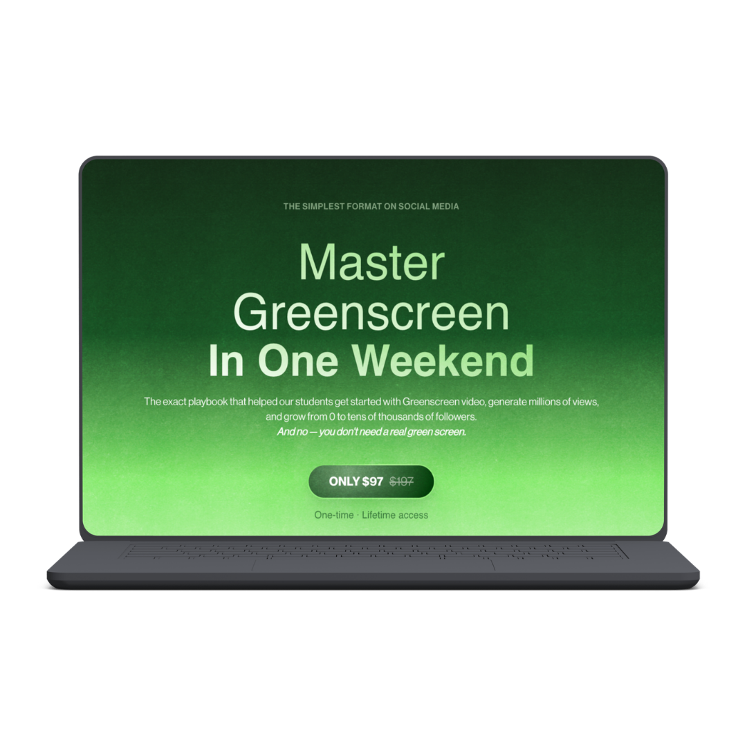 Cut 30 – Greenscreen 101 (2026 June)